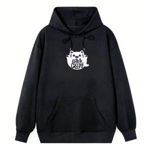 Cute & Creepy Ghost Cat Classic Hoodie