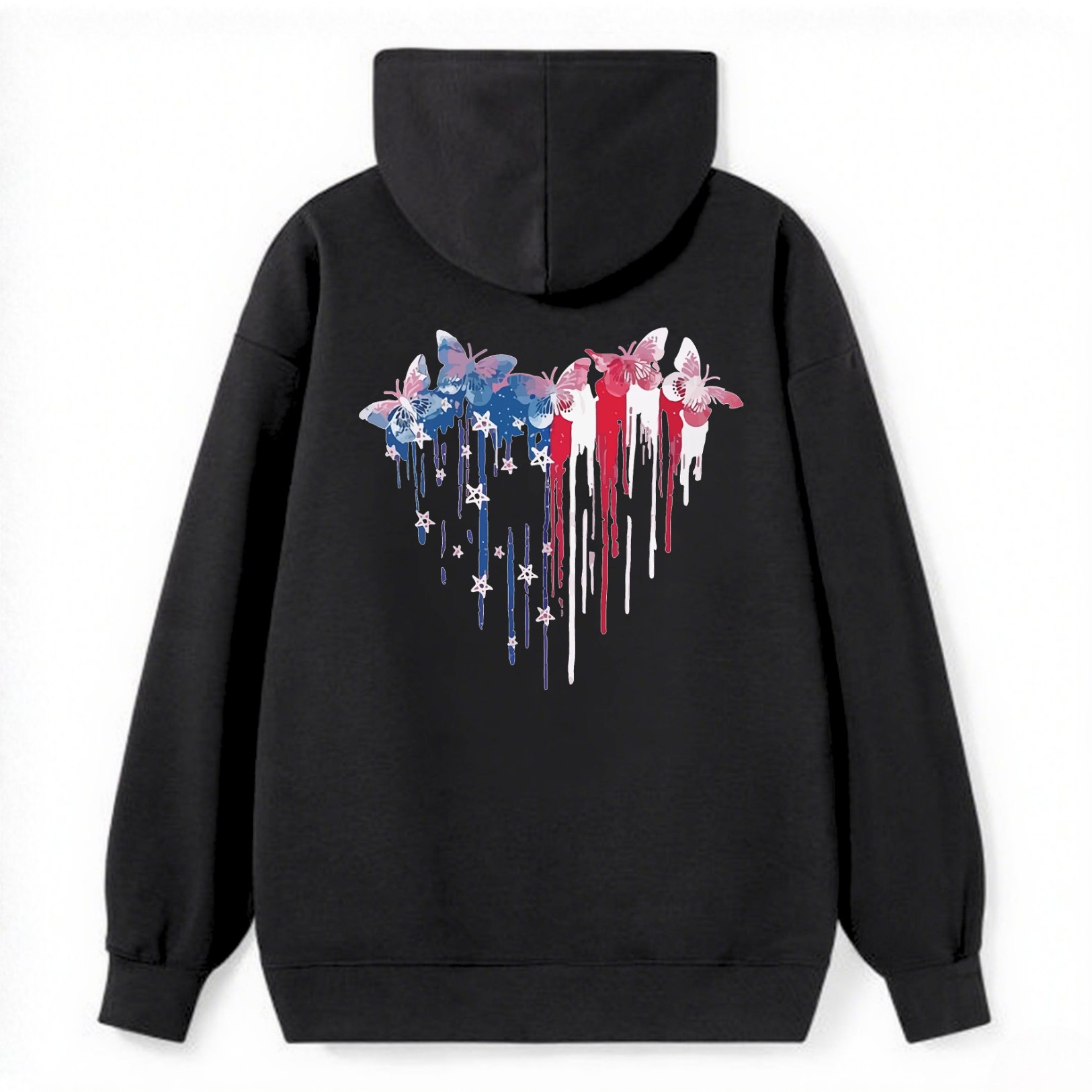 Butterfly Drip Heart Classic Hoodie