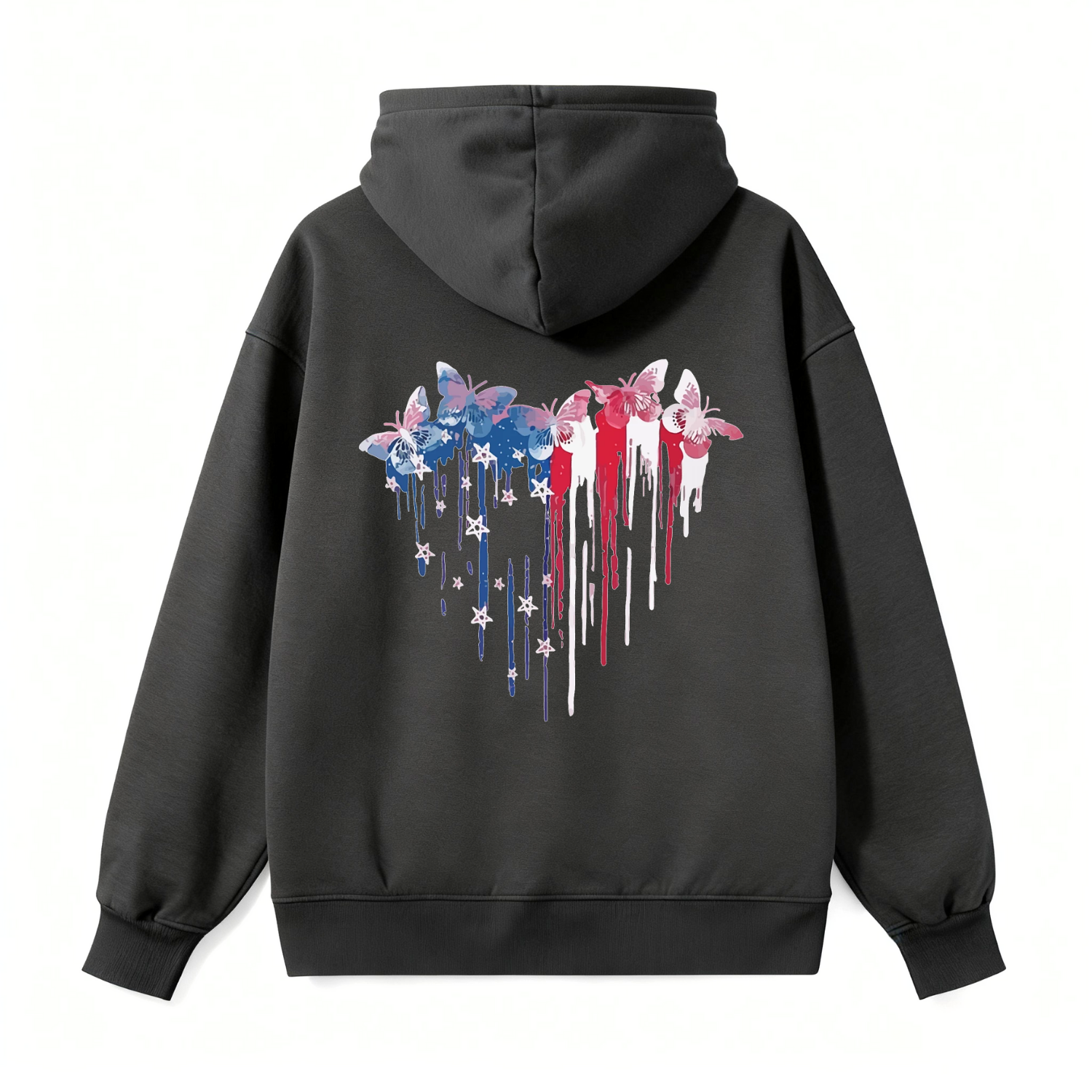Butterfly Drip Heart Classic Hoodie - Image 3