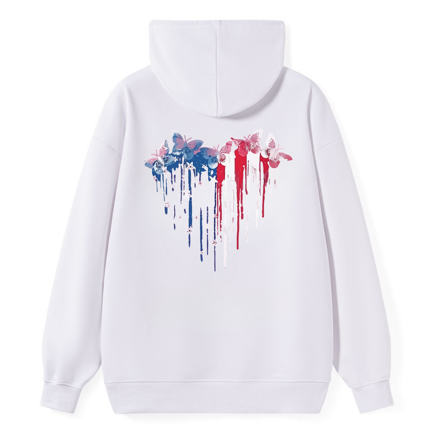 Butterfly Drip Heart Classic Hoodie - Image 4