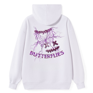 Lightning Butterfly Gothic Classic Hoodie